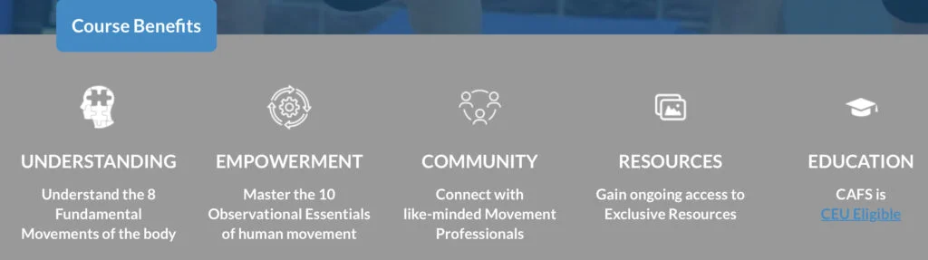 Gray Institute CAFS benefits