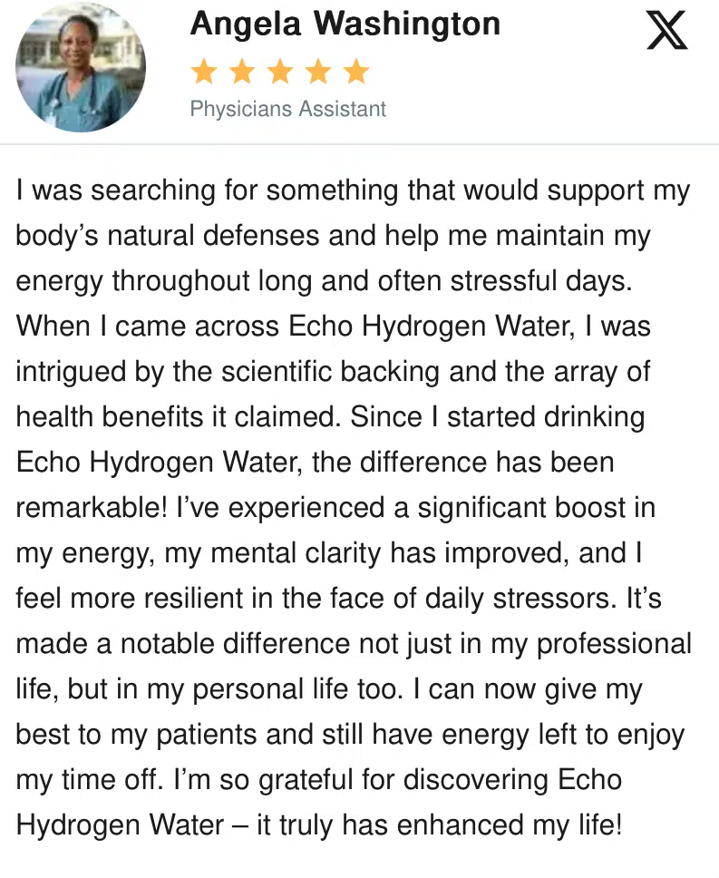Hydrogen Water benefits