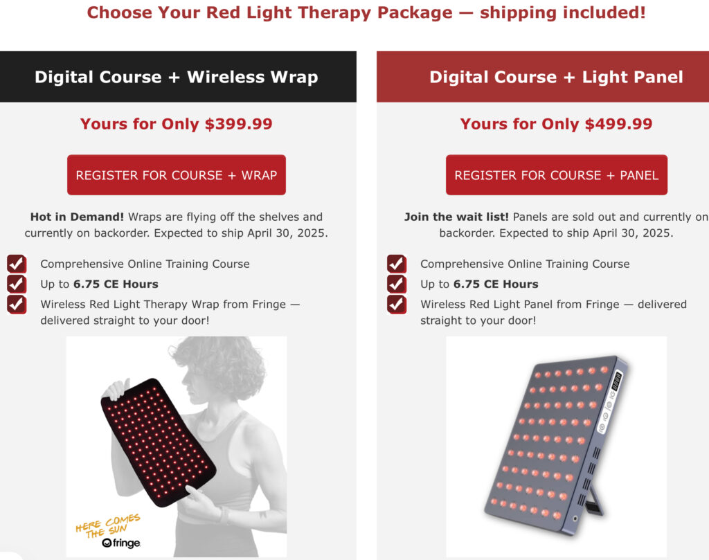 Professional Red Light Therapy Devices